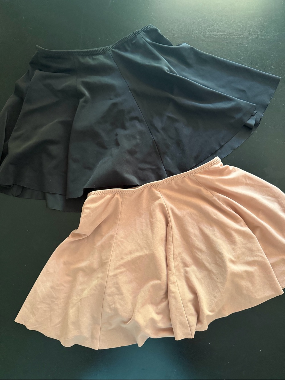 Norma Kamali Black and nude swim skirt  Duo